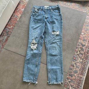 Abercrombie High Rise Mom Jeans